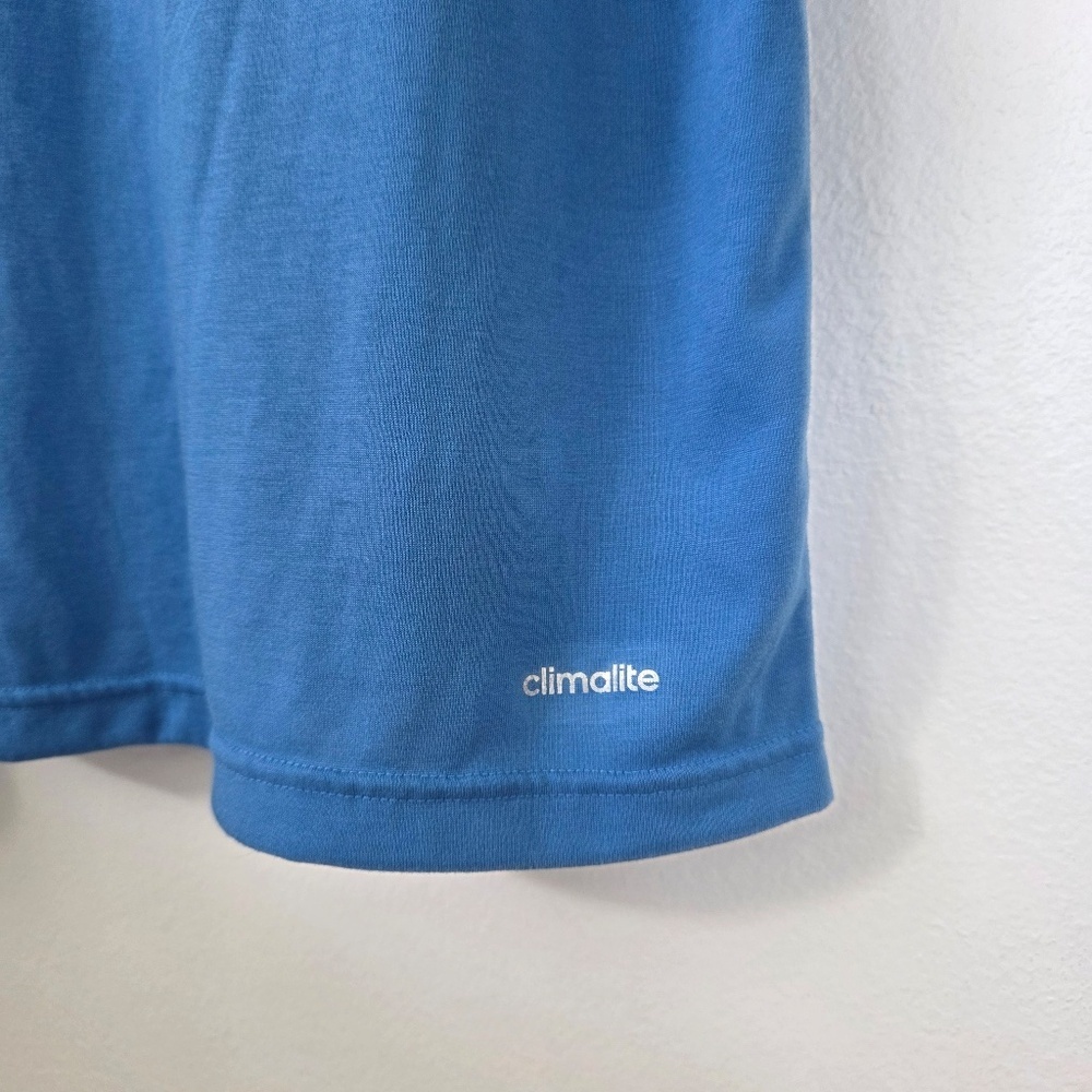 Adidas Men's Blue Short Sleeve Ultimate Tee - XL - Picture 4 of 6